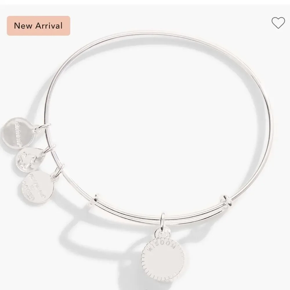 Alex & Ani September Birthstone Charm Bangle, Sapphire - NWT